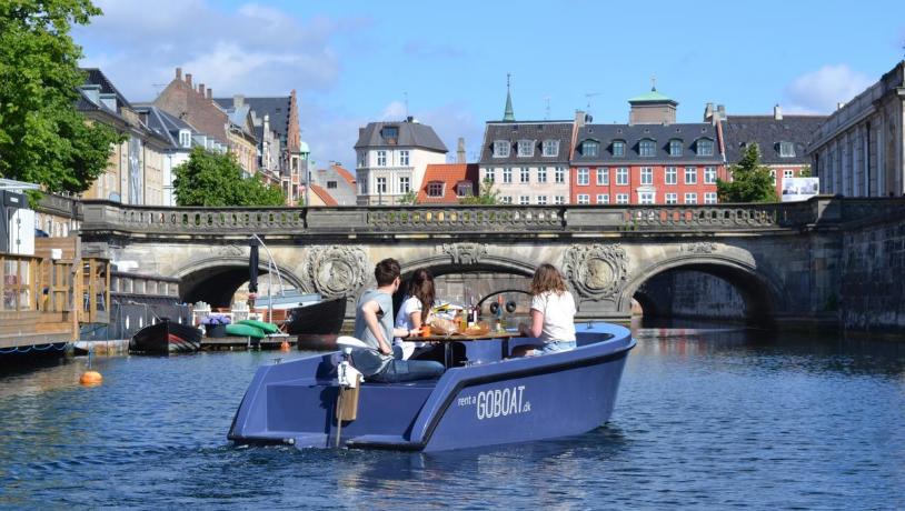 Goboat in the canal of Copenhagen