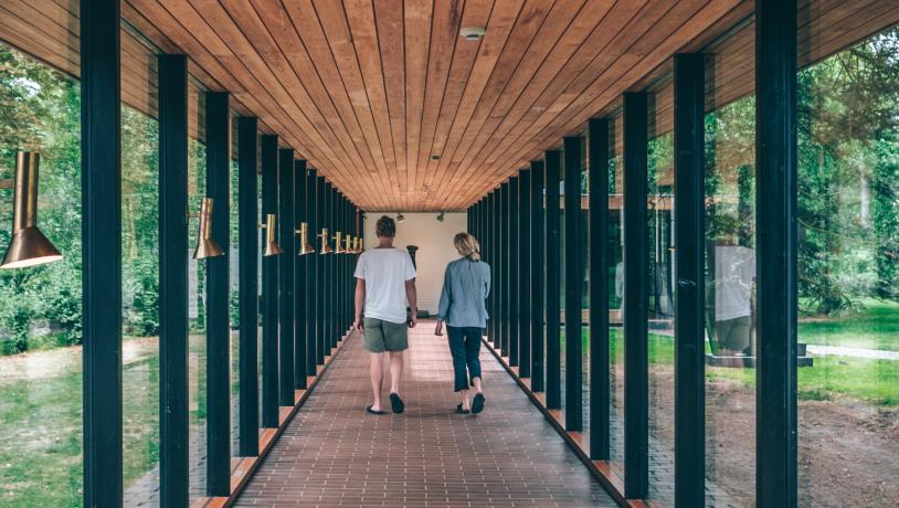 Visitors at Louisiana Museum of Modern Art