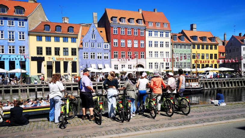 Guided tour on bike