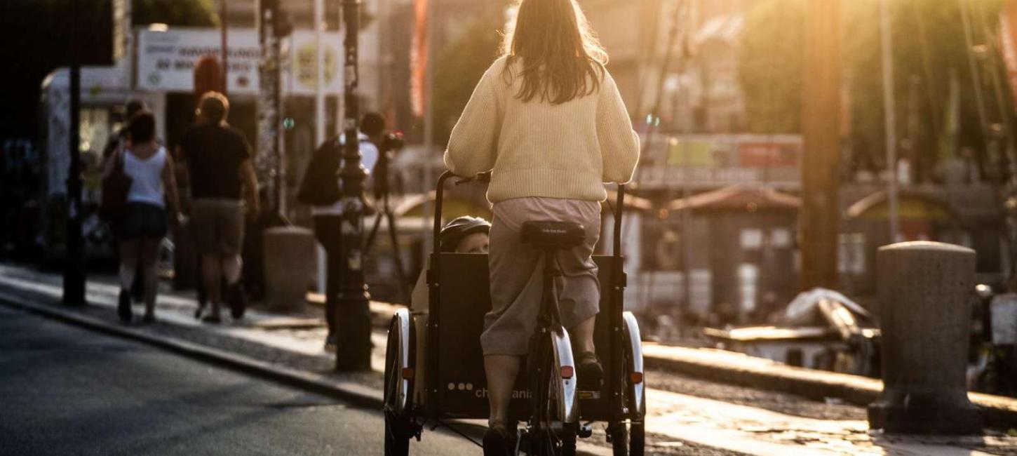 Biking in Copenhagen