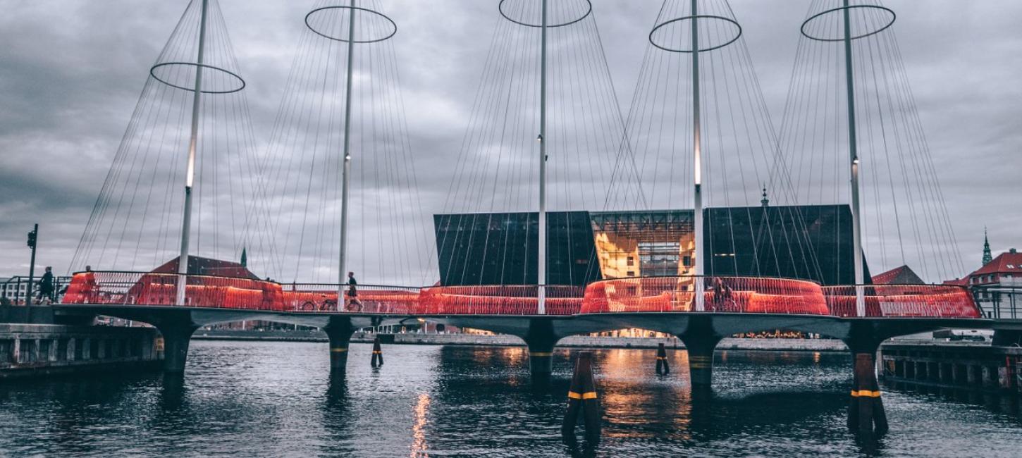 Cirkelbroen - the Circle Bridge - in Copenhagen