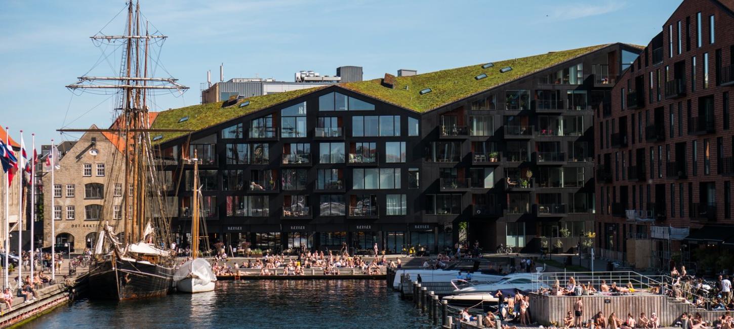 Summer feeling by the water.