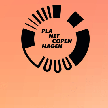 Planet Copenhagen icon vertical yellow