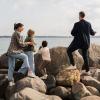 Familie i Helsingør ved vandet