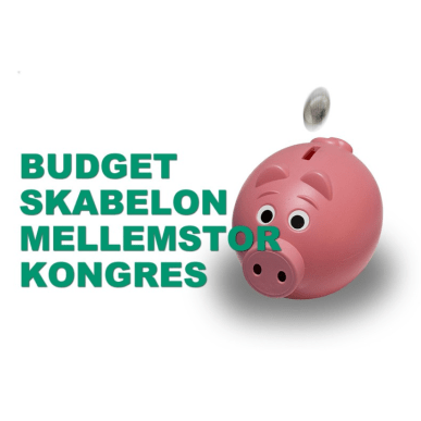 Budget skabelon mellemstor kongres