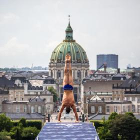 Redbull cliff diving Copenhagen