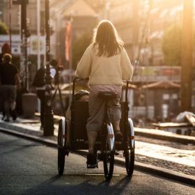 Biking in Copenhagen